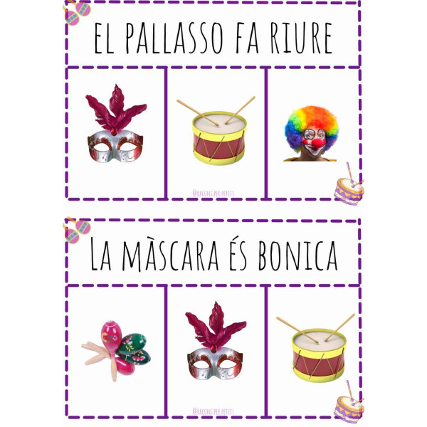 Lectura de frases Carnaval