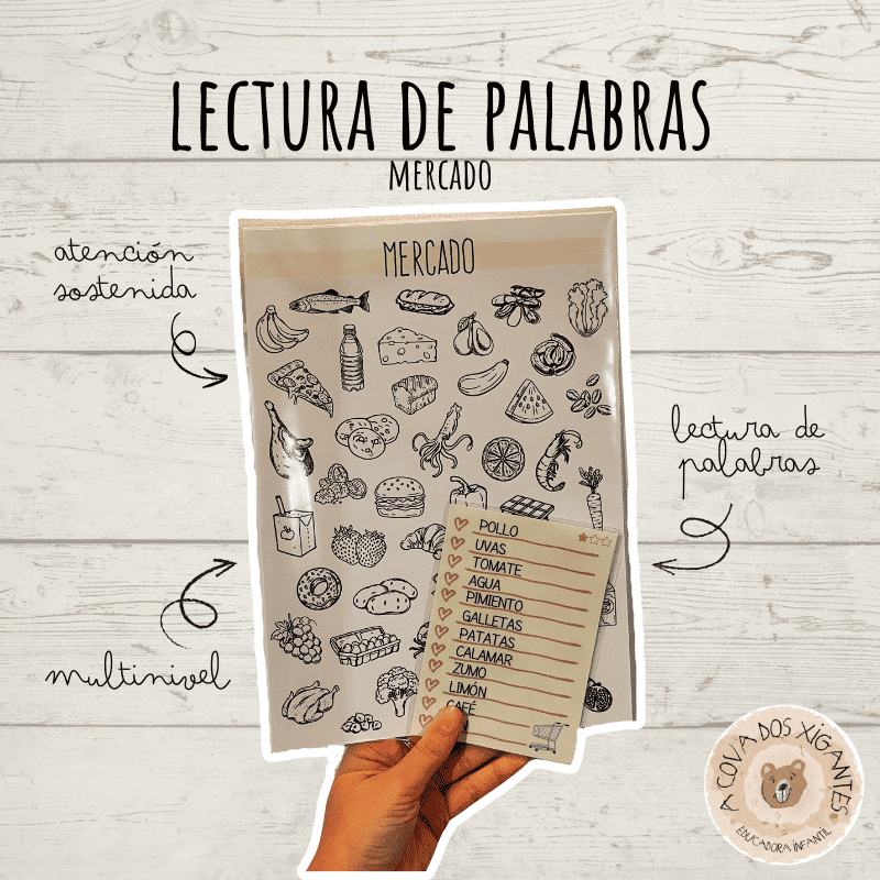 Lectura de palabras - Mercado