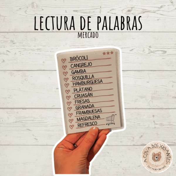 Lectura de palabras - Mercado