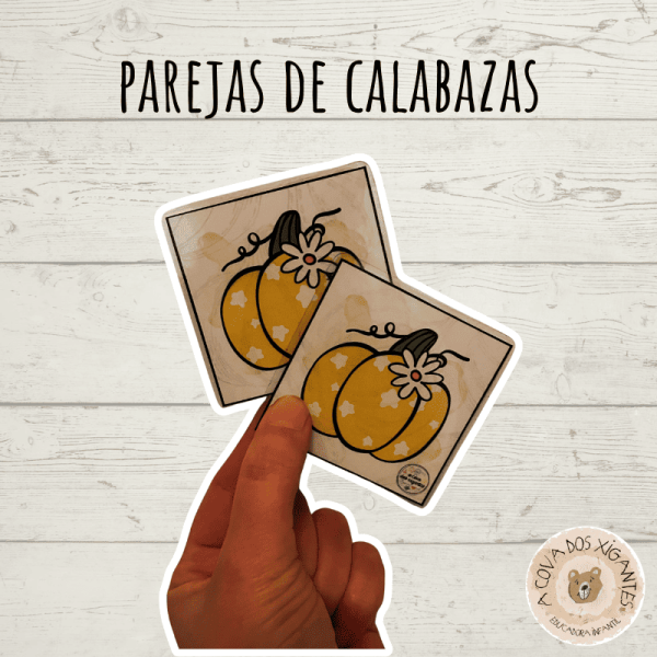 Juego de memoria - Parejas de calabazas