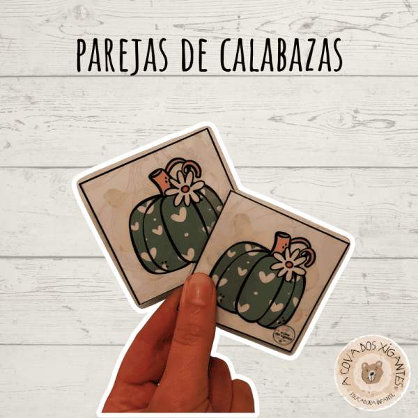 Juego de memoria - Parejas de calabazas