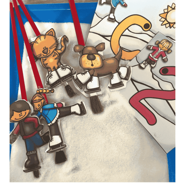 Trazo y escritura en sal