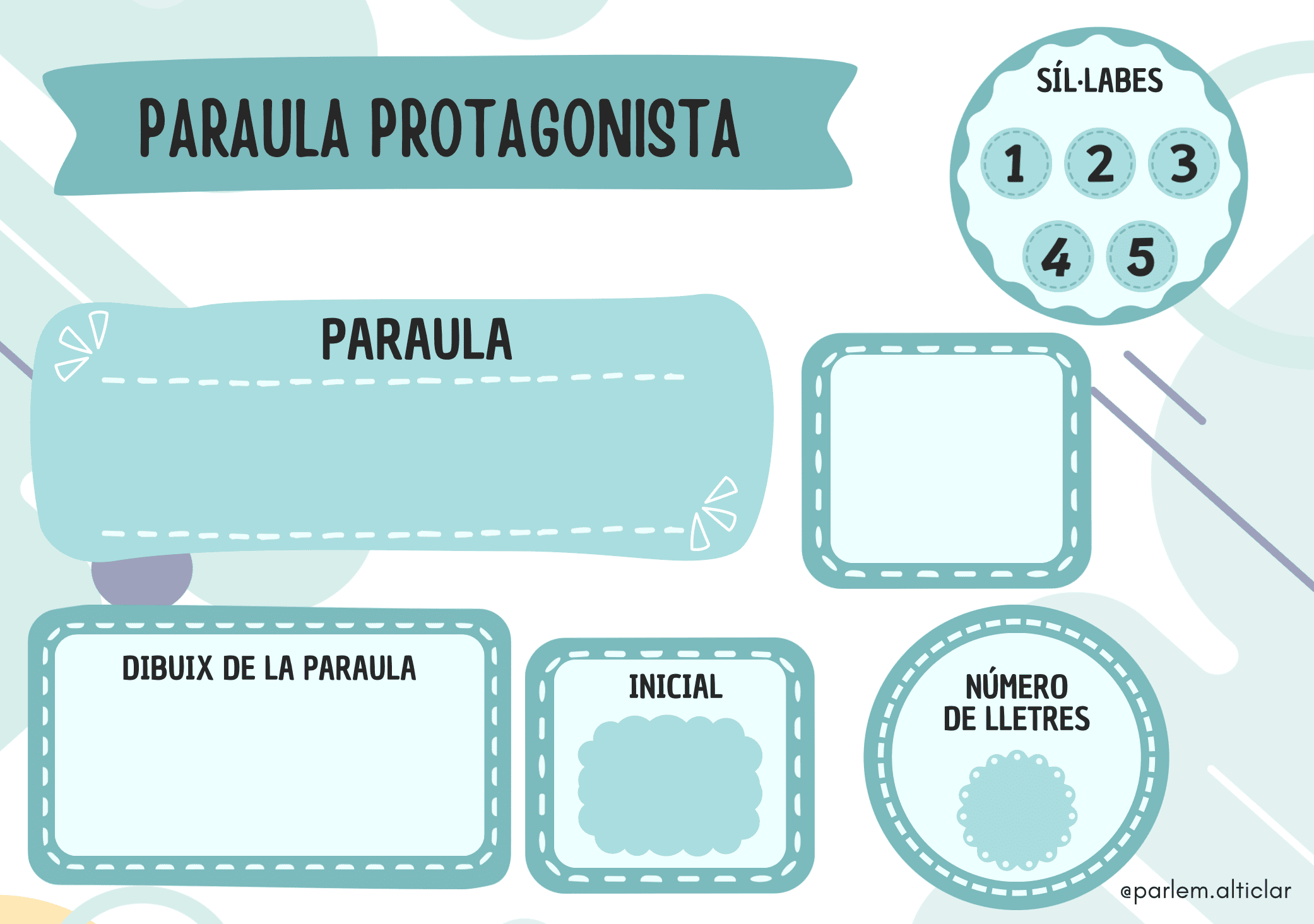 La paraula protagonista