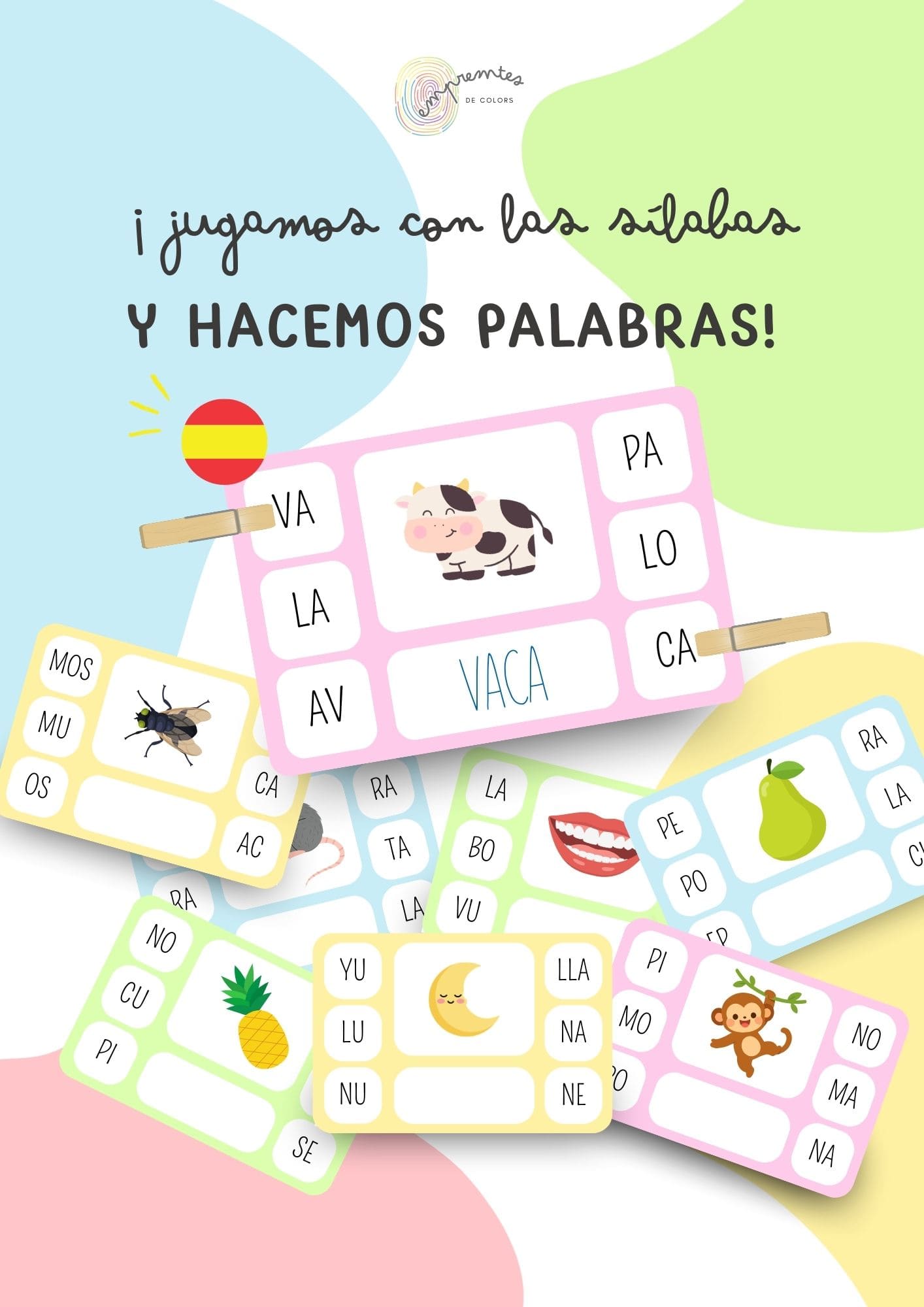 JUGAMOS CON LAS SÍLABAS Y FORMAMOS PALABRAS!