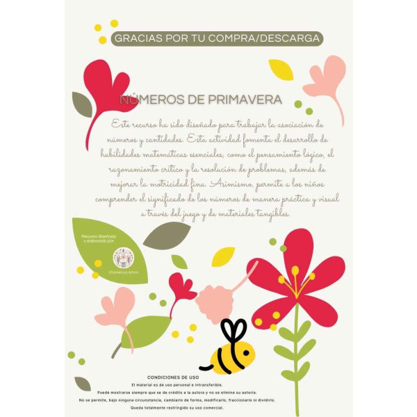 NÚMEROS DE PRIMAVERA