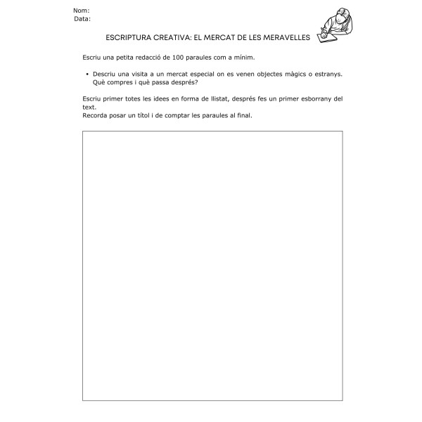 Escriptura creativa 6è de primària
