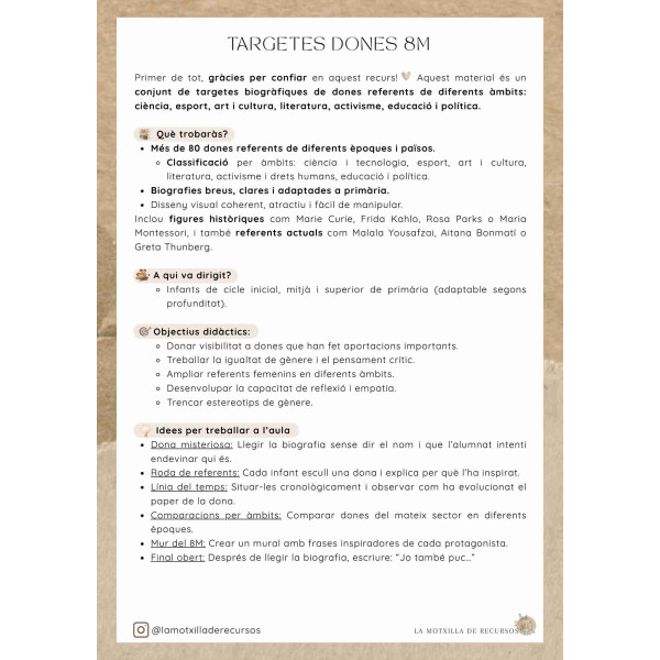 8M - TARGETES DONES REFERENTS