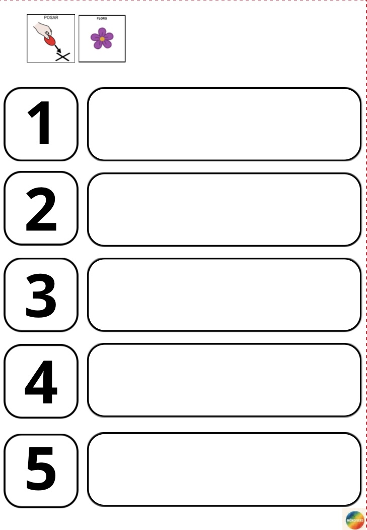 Carpetes TEACCH- Comptatge i numeració