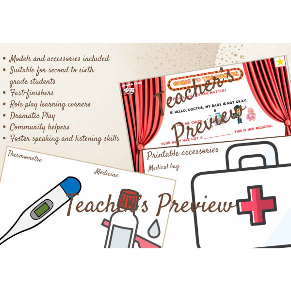 Doctor Role Play | Speaking | Health & Jobs