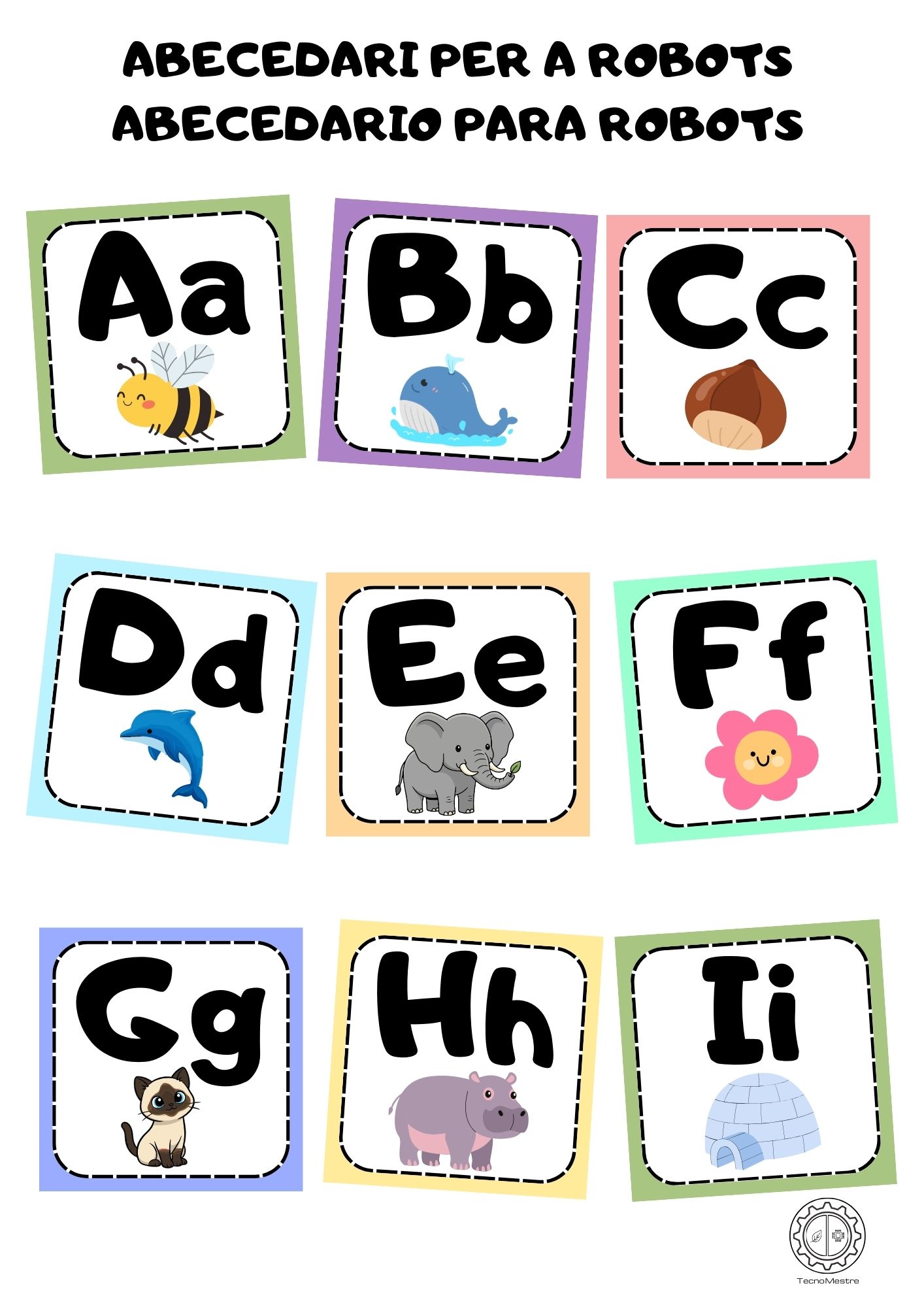 ABECEDARIO PARA ROBOTS