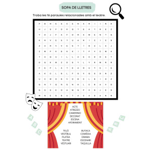 Dossier d'activitats variades sobre el teatre