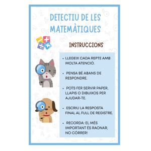 Problemes de càlcul de matemàtiques (2 nivells)