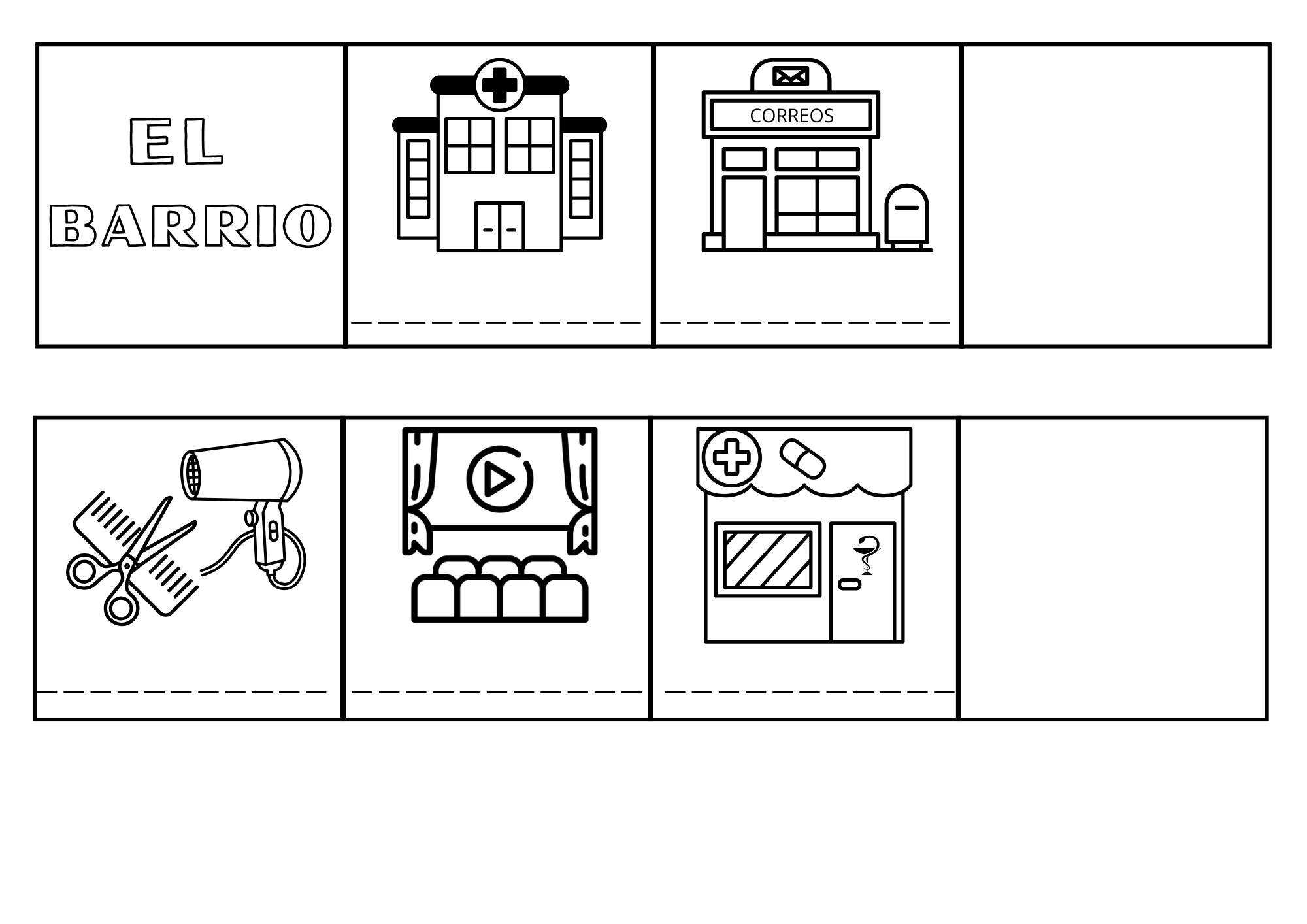 Acordeón desplegable del barrio