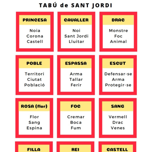 Tabú de Sant Jordi
