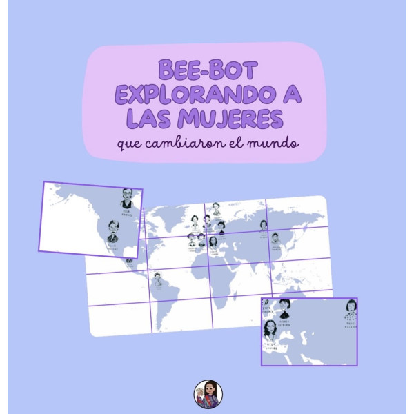 Bee-bot explorant a les dones que van canviar el món (CAT)