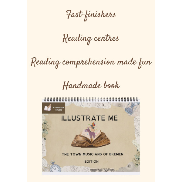 Bremen Town Musicians Activities | Read, Illustrate & Make a Mini Book