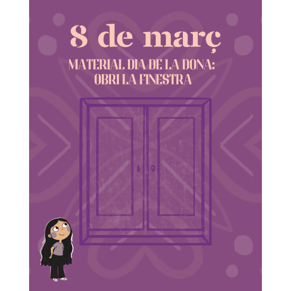La finestra que va obrir – Material 8M + mural cooperatiu