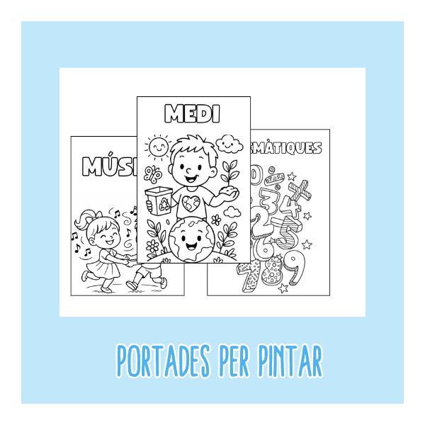 Portades àlbum per pintar