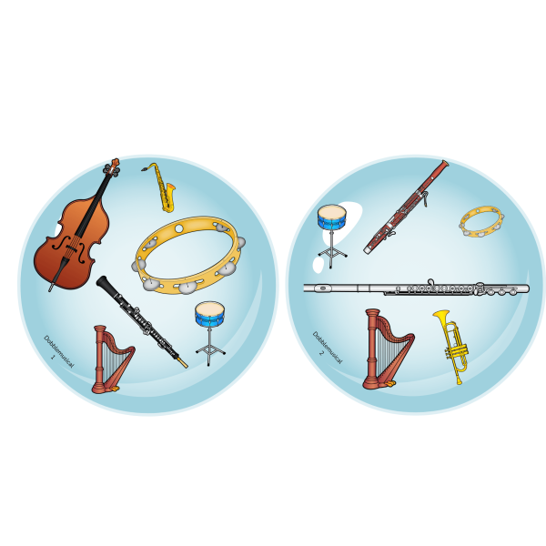 Dobble musical instrumental