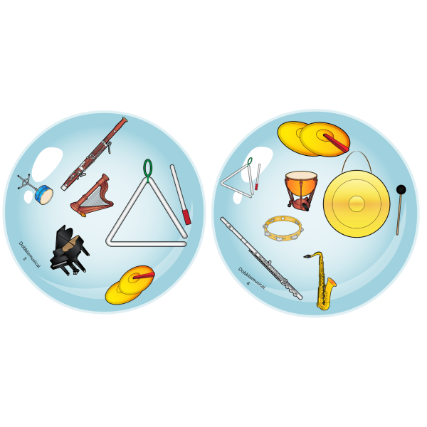 Dobble musical instrumental