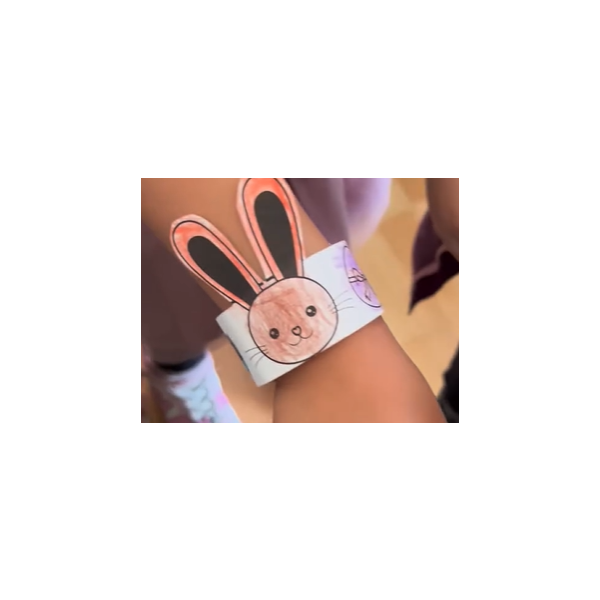 Pulseras de Pascua para colorear