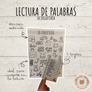 Lectura de palabras - Juguetería