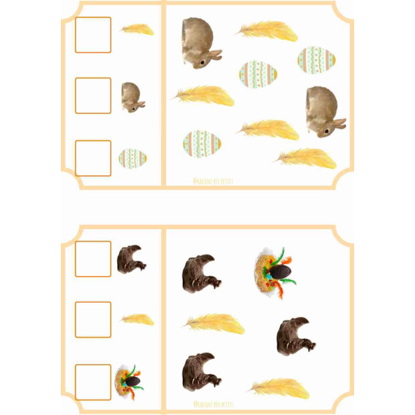 Quants n’hi ha de cada? Pasqua