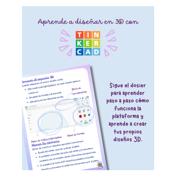 Dosier diseño 3D Tinkercad