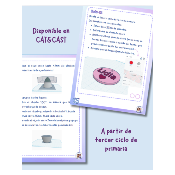 Dosier diseño 3D Tinkercad