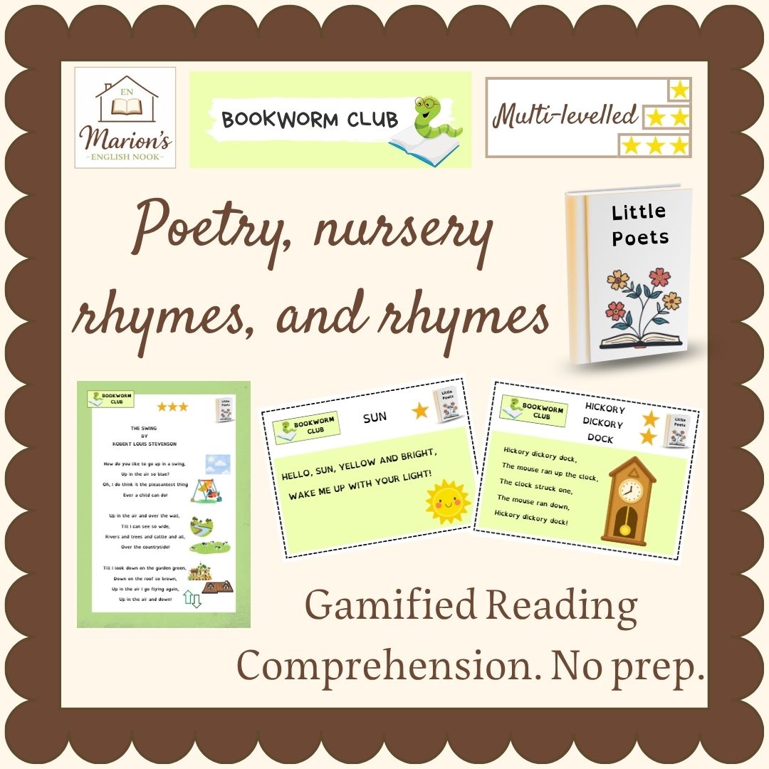 Poetry & Nursery Rhymes for Primary | Gamified Reading Comprehension