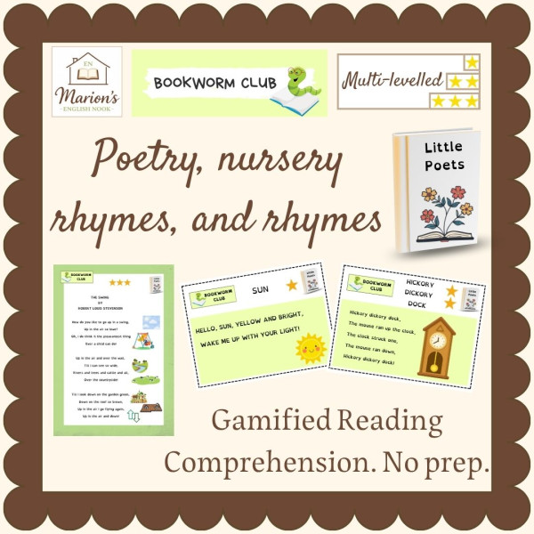 Poetry & Nursery Rhymes for Primary | Gamified Reading Comprehension