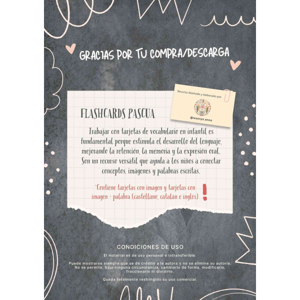 FLASHCARDS PASCUA