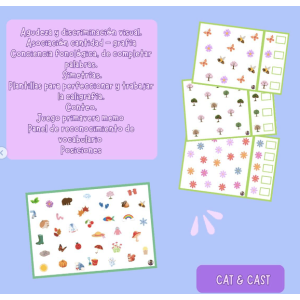Pack actividades primavera (CAT & CAST)