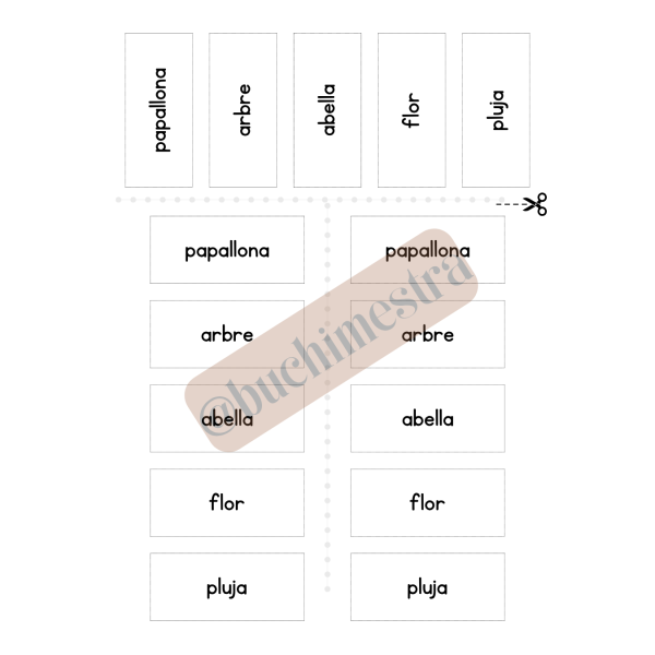 Vocabulari primavera