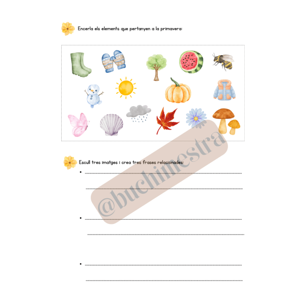 Vocabulari primavera