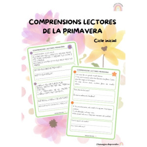 COMPRENSIONS LECTORES DE LA PRIMAVERA