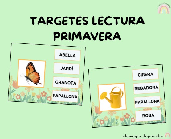 Targetes lectura primavera