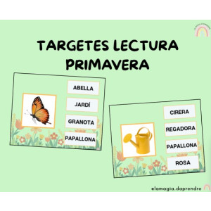 Targetes lectura primavera