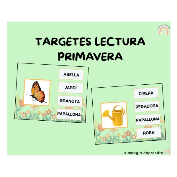 Targetes lectura primavera