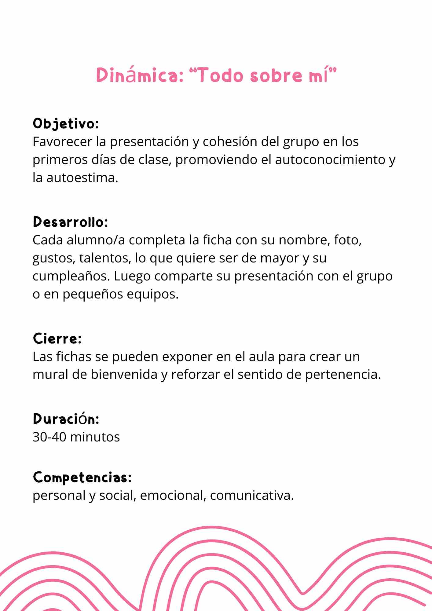 BANDERINES: TODO SOBRE MÍ