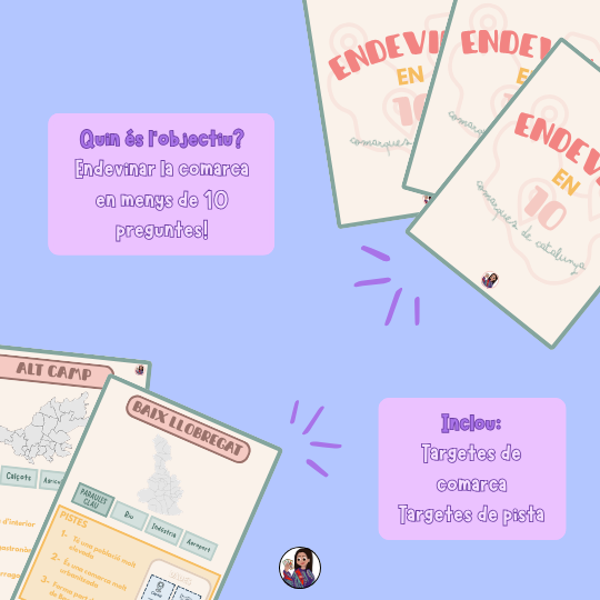 Endevina en 10 - Comarques de Catalunya