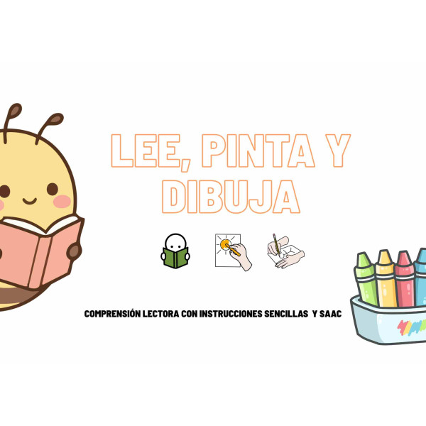 LEE, PINTA Y DIBUJA