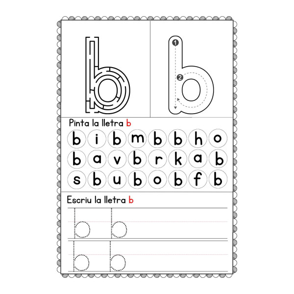 LLETRA D'IMPRENTA (A-M)