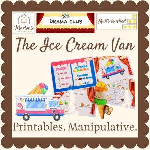 Ice Cream Van Role Play | Food & Flavors Speaking | Dramatic Play Center