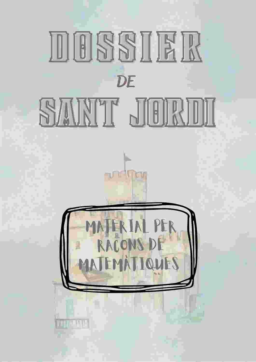 Dossier de Sant Jordi matemàtiques