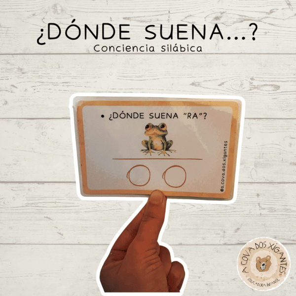 ¿Dónde suena...? - Conciencia silábica
