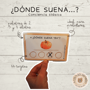 ¿Dónde suena...? - Conciencia silábica