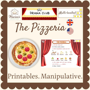 Pizza Shop & Pizzeria Role Play | Restaurant & Food Speaking | Dramatic Play