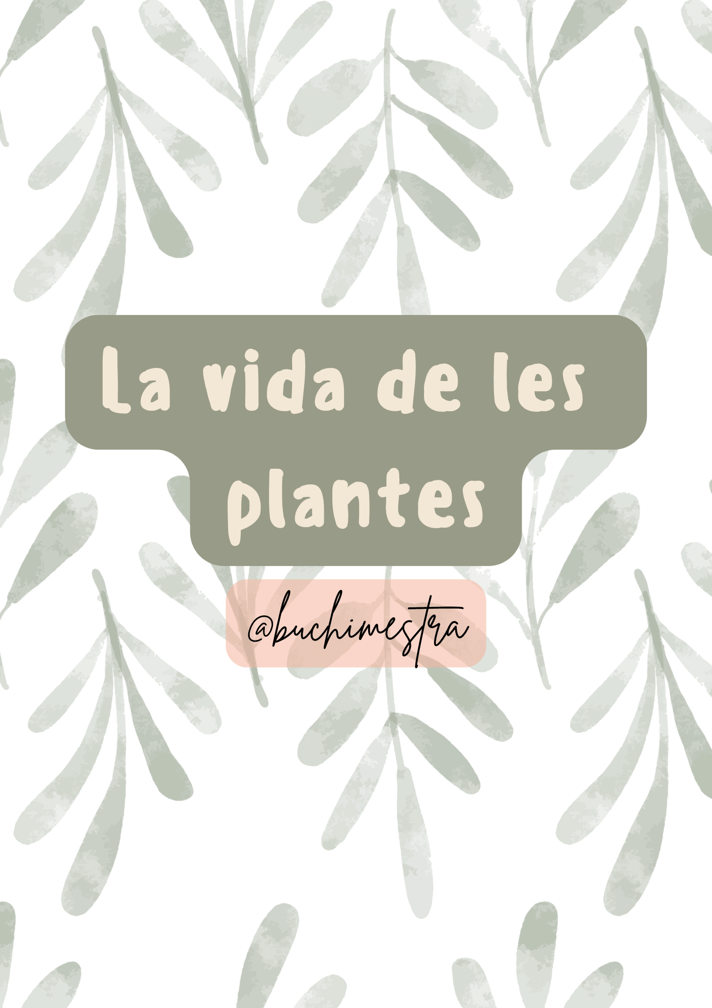La vida de les plantes