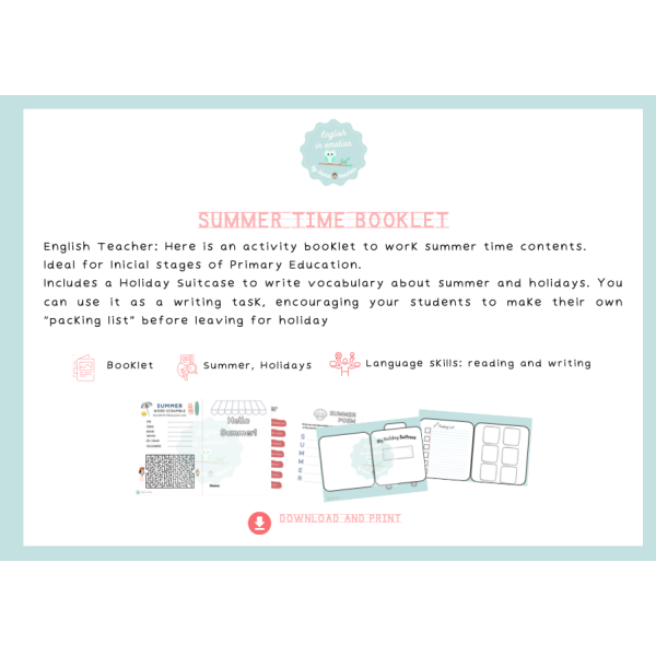 Summer Booklet